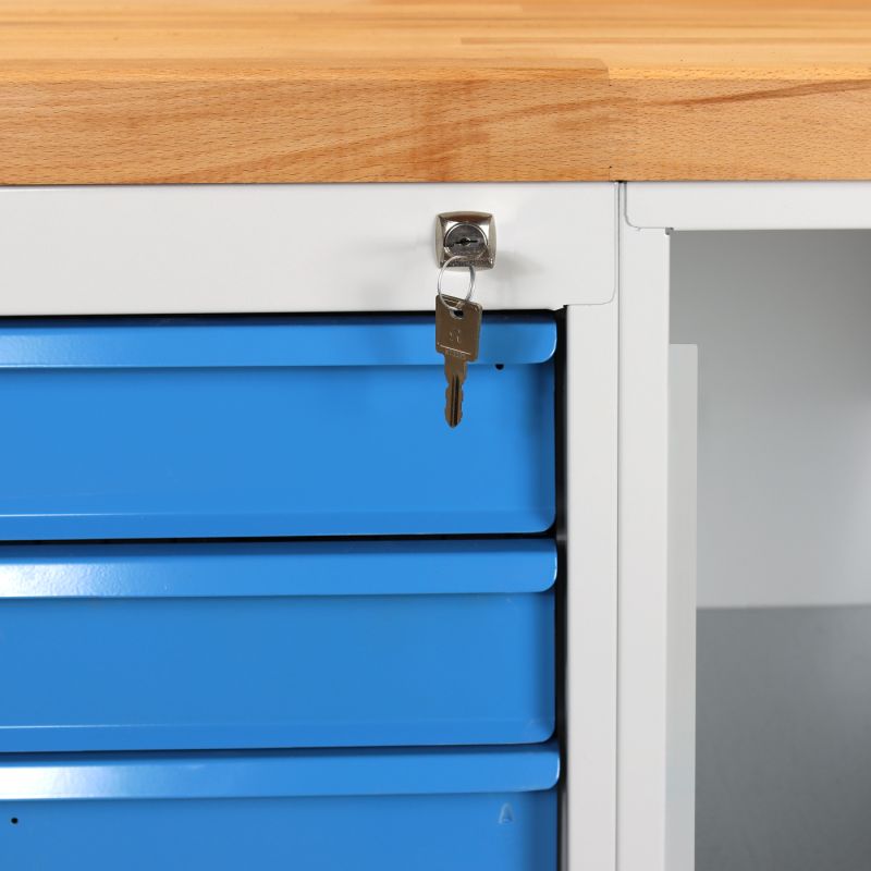 ADB Werkbank/Werkzeugtisch „Premium“ mit 4 Schubladen – Bild 6