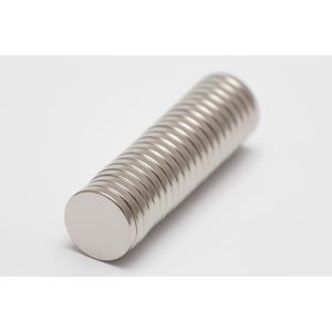 13×2 mm Scheibenmagnete N45 vernickelt