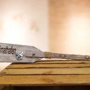 Maritime Paddel Garderobe 3 Haken Heimathafen – Stilvolle Aufbewahrungslösung