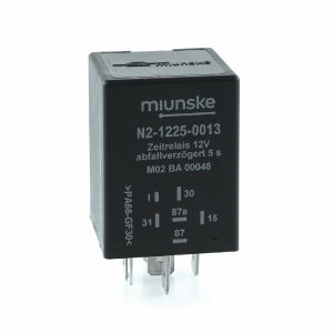 Zeitrelais 12V , 5s, abfallverzögert, potentialfrei, retriggerbar, negativ getriggert