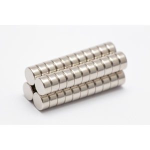 6,5×3 mm Scheibenmagnete N45 vernickelt