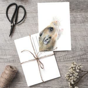 Postkarte Feldhamster
