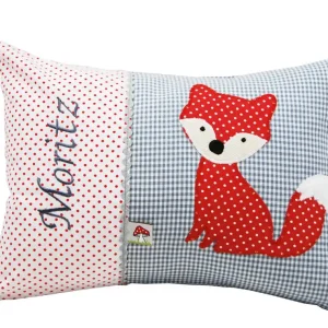 Namenskissen mit Fuchs