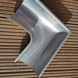Zink Rinnenwinkel 7-tlg. (28er / 87 mm, innen, 90°)