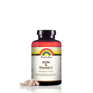 Family Care MSM plus Vitamin C – 180 Kapseln