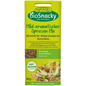 Mild-aromatischer Sprossen-Mix fein & nussig bioSnacky 40G