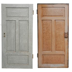 Zimmertür antik Krakele alt massiv Tuer6 rechts Falzmaß 85.5×184