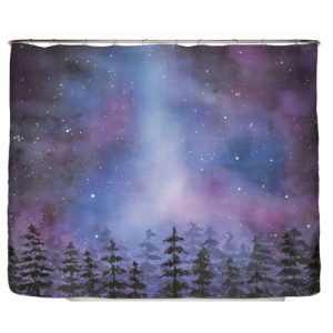 ♻️ Recycling-Duschvorhang Galaxie 240×200 cm